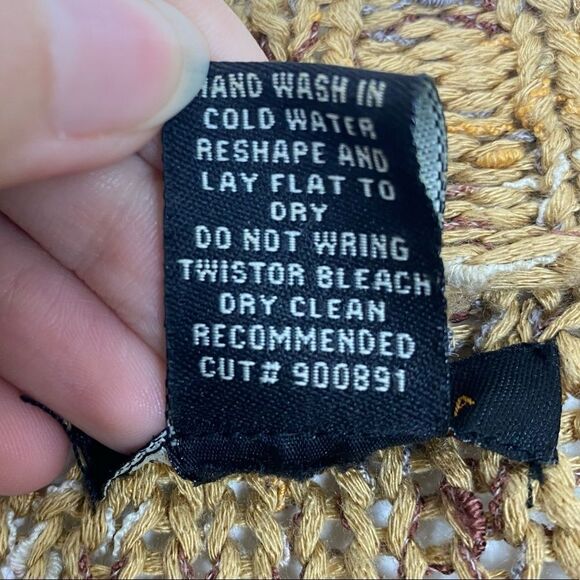 BCBGMaxazria Tan & Brown Chunky Knit Cardigan Sweater - Picture 4 of 4